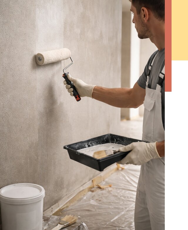 Грунтовка стен в Назрани от 2260 руб. м2 — быстро, недорого, с материалом | ОТДЕЛОЧНИК-Нзр