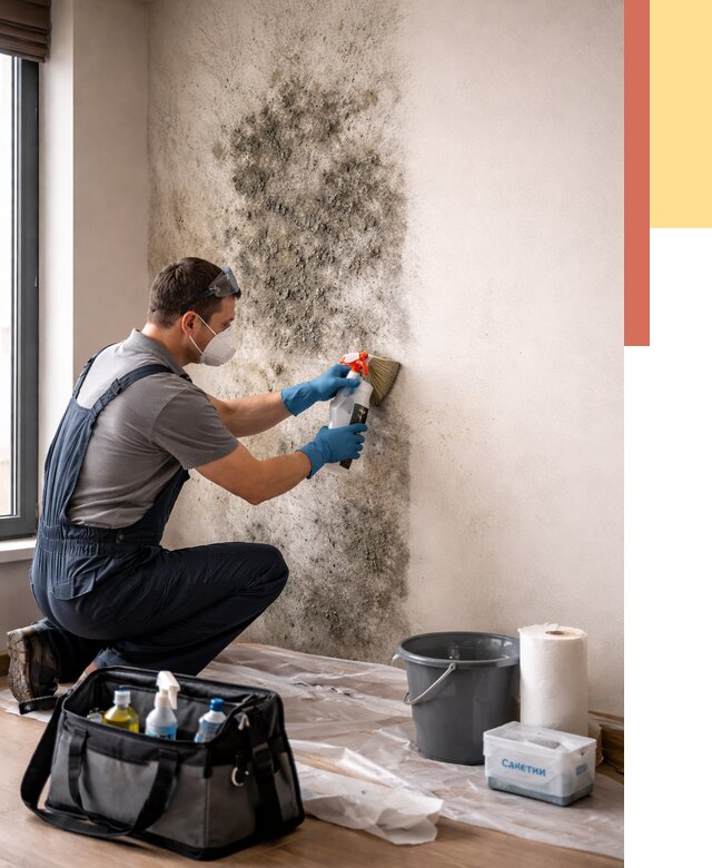 Удаление плесени со стен в Назрани от 2208 руб. — быстро и недорого | ОТДЕЛОЧНИК-Нзр