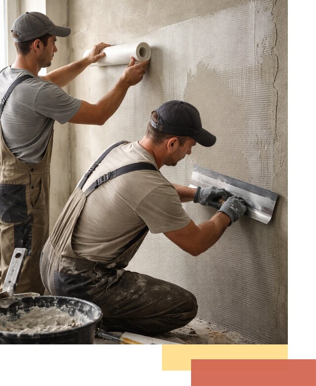 Армирование стен стеклосеткой в Назрани для прочной отделки