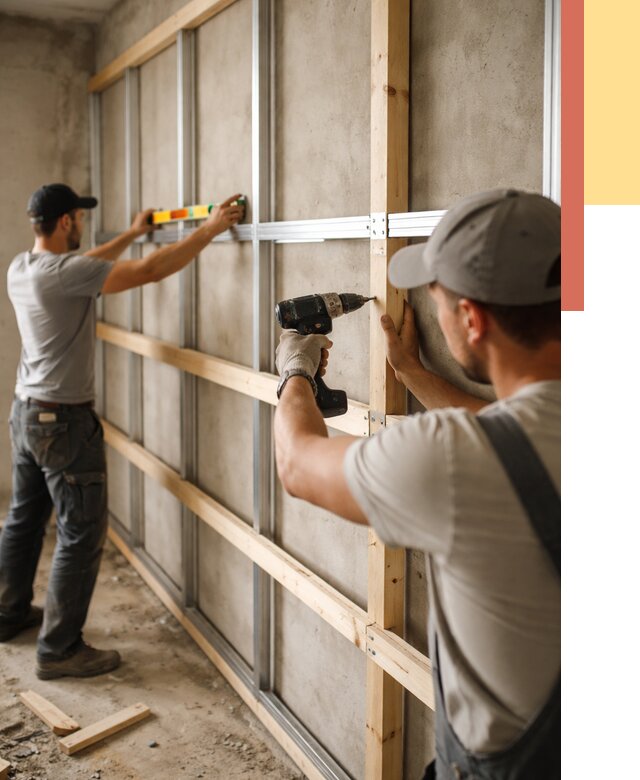 Устройство обрешетки под панели в Назрани от 2157 руб. — монтаж под ключ | ОТДЕЛОЧНИК-Нзр