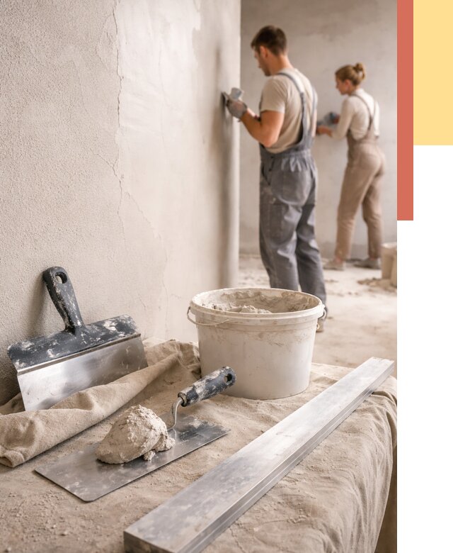 Штукатурка стен гипсовая в Назрани от 4622 руб/м2 — быстро и недорого | ОТДЕЛОЧНИК-Нзр