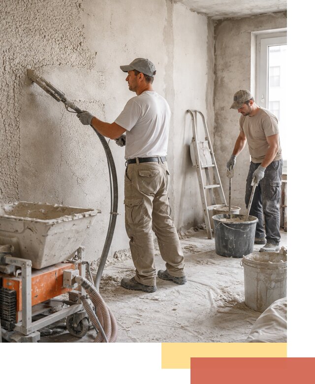 Машинная штукатурка стен в Назрани — быстро и качественно