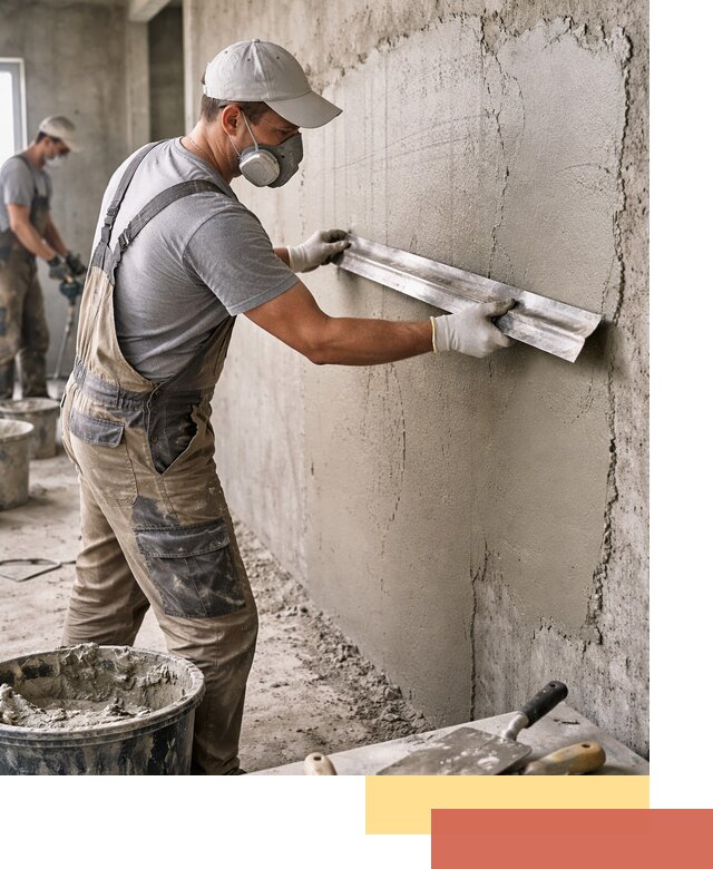 Штукатурка бетонных стен в Назрани качественно и долговечно