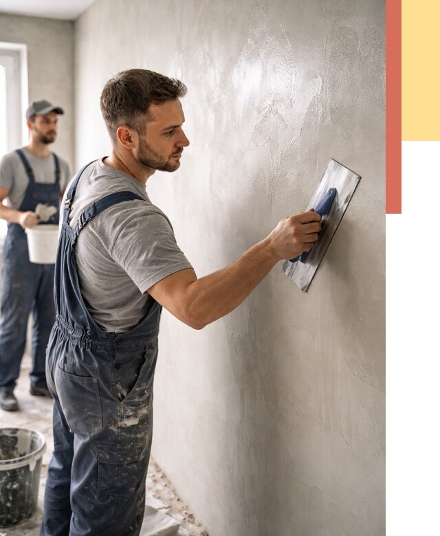 Глянцевание штукатурки стен в Назрани от 7704 руб. — услуги и затирка | ОТДЕЛОЧНИК-Нзр