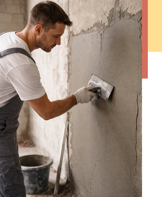 Штукатурка стен под плитку в Назрани от 4314 руб./м2 — выравнивание под плитку | ОТДЕЛОЧНИК-Нзр