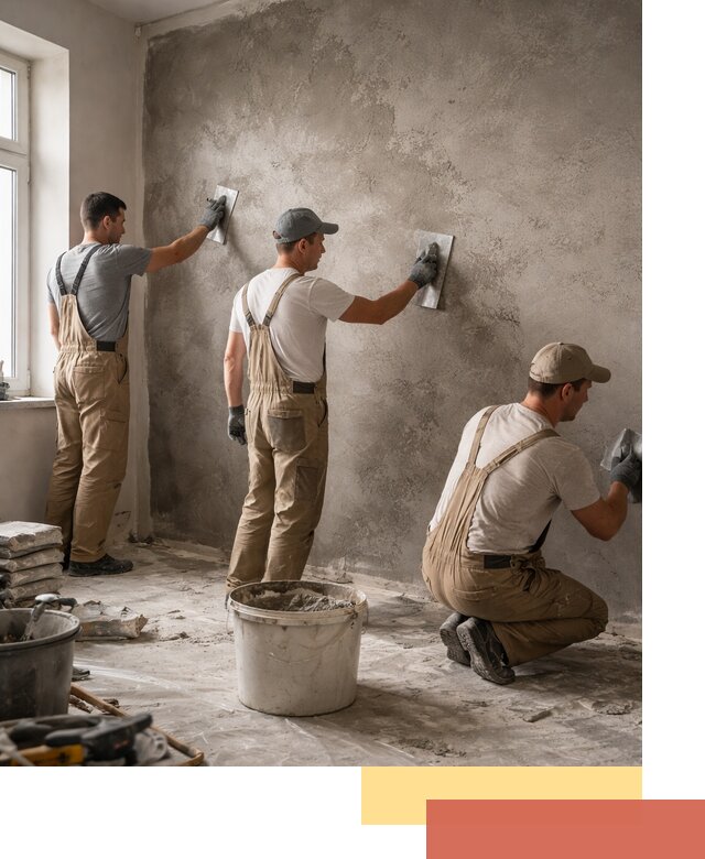 Декоративная штукатурка под бетон в Назрани для стен и потолков