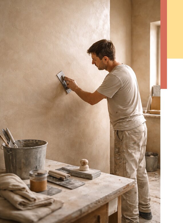 Марокканская штукатурка таделакт в Назрани под ключ от 4314 руб. | ОТДЕЛОЧНИК-Нзр