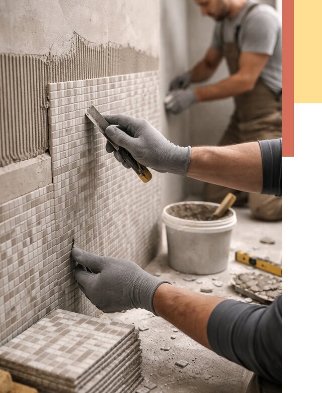 Облицовка стен мозаикой в Назрани от 3287 руб/м2 — укладка мозаики на стены | ОТДЕЛОЧНИК-Нзр