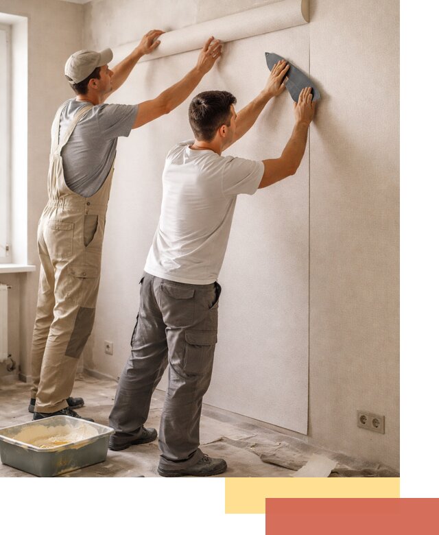 Поклейка виниловых обоев в Назрани профессионально и качественно