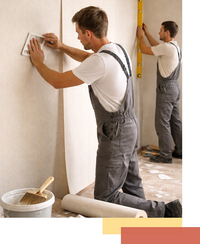 Поклейка бумажных обоев в Назрани качественно и недорого