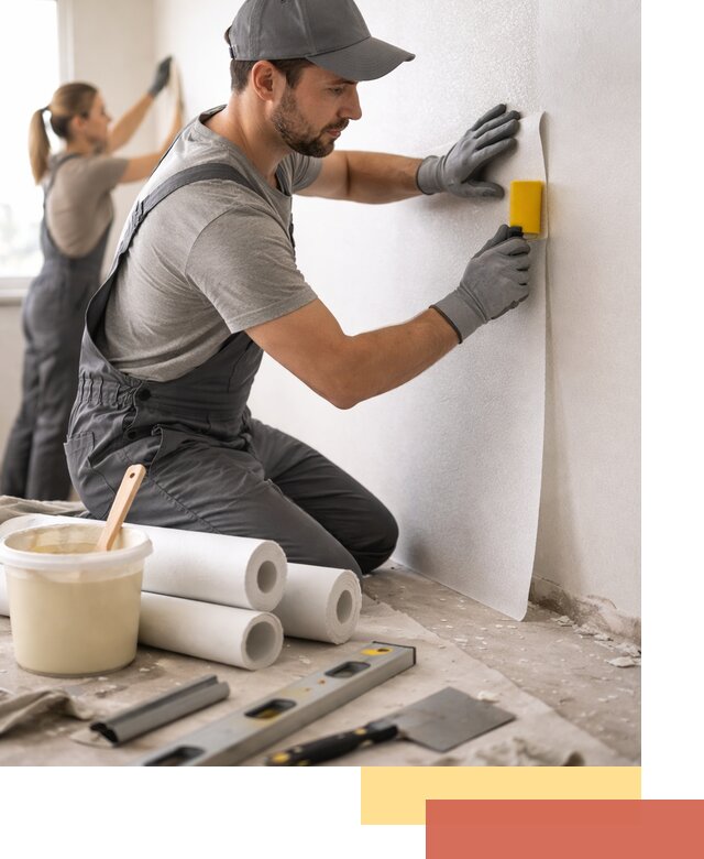 Поклейка стеклообоев профессионально в Назрани