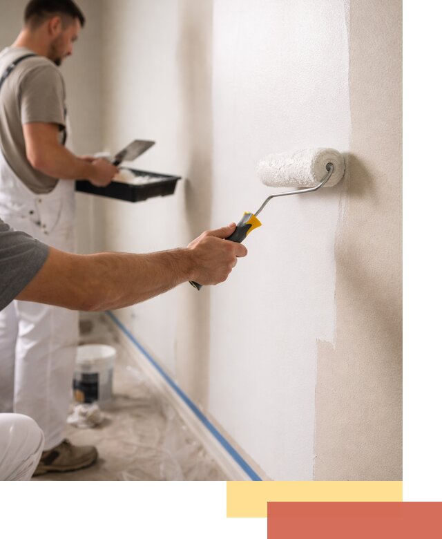 Покраска стен акриловой краской профессионально в Назрани