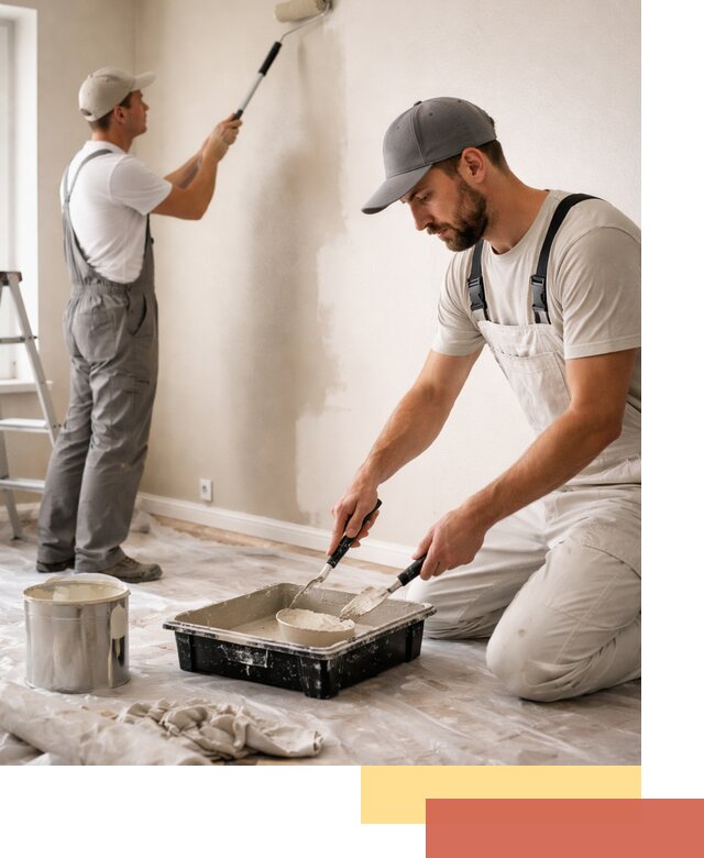 Покраска стен в квартире в Назрани — профессионально и аккуратно