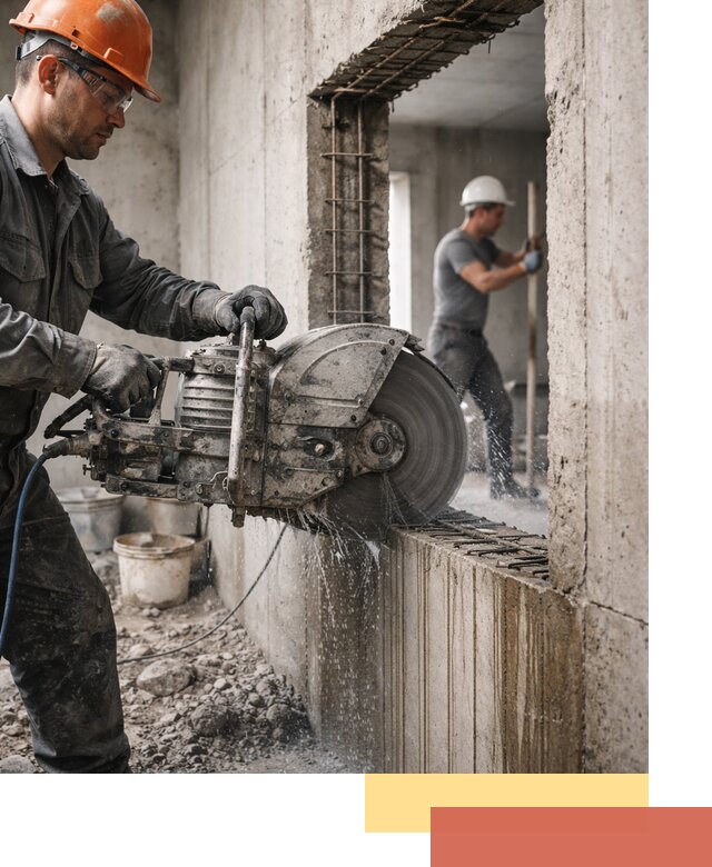 Алмазная резка проемов в Назрани быстро и точно