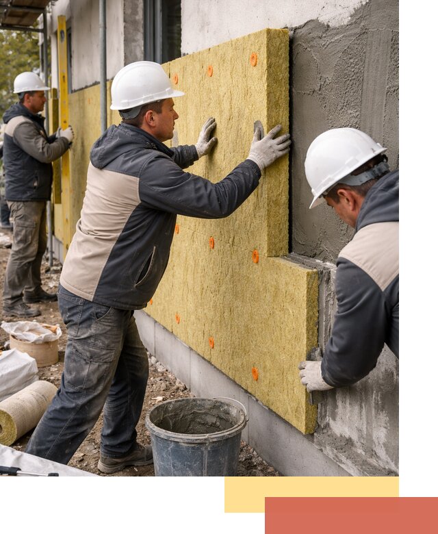 Утепление стен минватой в Назрани — тепло и звукоизоляция