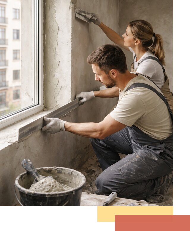 Штукатурка откосов дверей и окон профессионально в Назрани