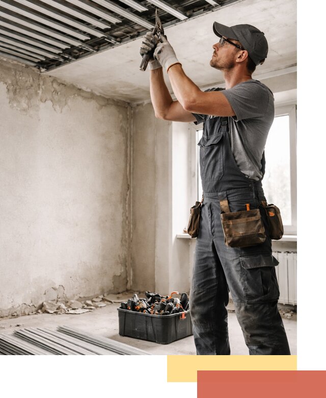 Демонтаж реечного потолка в Назрани быстро и аккуратно