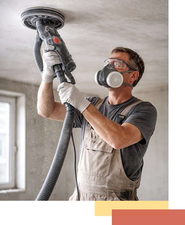 Шлифовка потолка в Назрани — качественная подготовка под отделку